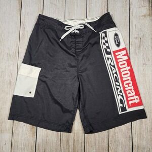 Ford Motorcross  Swim Trunks  Mens 32‎ With Liner